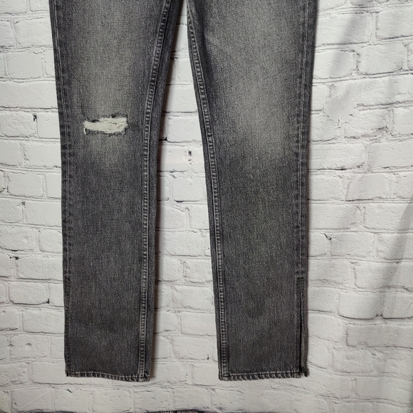 Grlfrnd Low Rise Slim Boot With Slit Hailey Empire State Size 27 - Picture 8 of 12